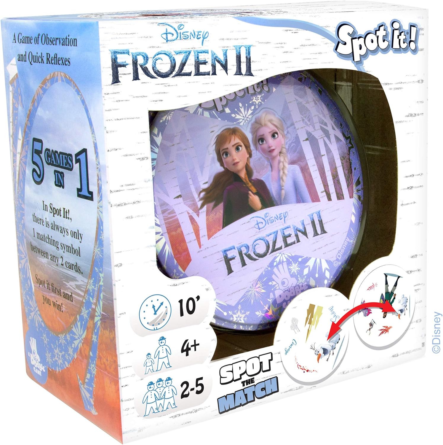 SPOT IT! / DOBBLE - FROZEN 2 - WiredVillage Games - Wiredvillage Games